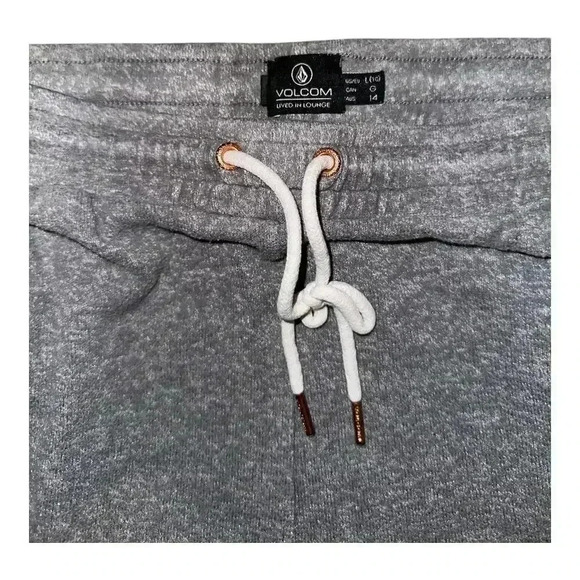 Volcom Womens Gray Lived In Lounge Jogger Sweatpants, Large - Picture 4 of 8